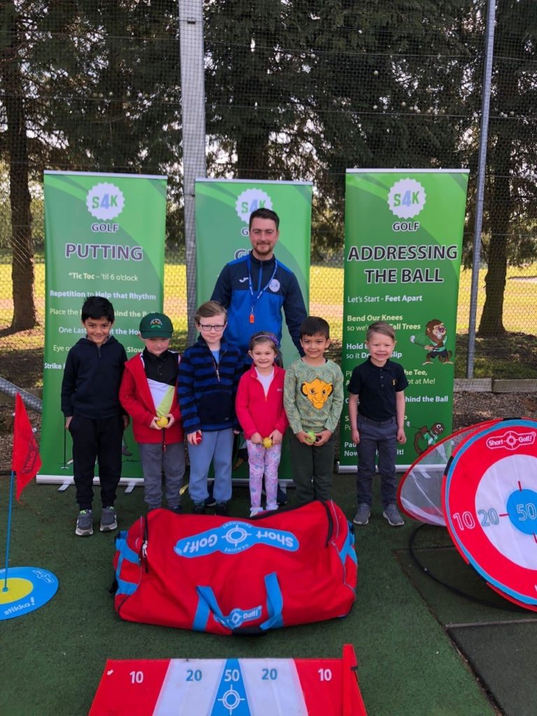 children playing golf stafford