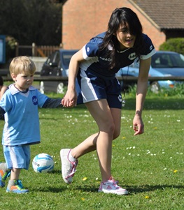 Toddler Football Coaching